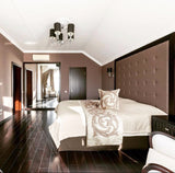 Pretty Dainty - Ivory & Beige Linen Decorative Bed Runner and Cushion Cover