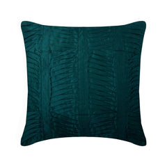 Royal Peacock Green Art Silk Throw Cushion Cover Royal Peacock Green