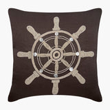Sailboat Wheel Pillow Cover