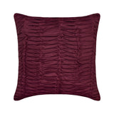 Sangria Wine Wind Folds - Vine Suede Throw Pillow Cover