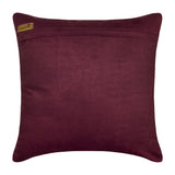 Sangria Wine Wind Folds - Vine Suede Throw Pillow Cover