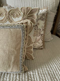 Soraya - Beige Burlap Lumbar Pillow Cover
