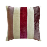 Velvet Band Berry - Berry Velvet Throw Cushion Cover