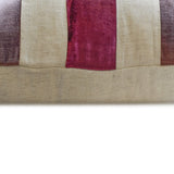 Velvet Band Berry - Berry Velvet Decorative Euro Sham