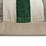 Velvet Band Emerald - Emerald Green Velvet Throw Cushion Cover