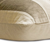 Velvet Band Taupe - Brown Velvet Throw Cushion Cover