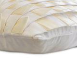 White Harmony - Faux Suede White Decorative Lumbar Pillow Cover