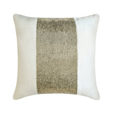 Gunmetal Center - Gray Art Silk Throw Pillow Cover
