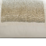 White Sparkle - White Art Silk Throw Pillow Cover