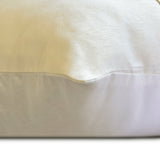 White Sparkle - White Art Silk Throw Pillow Cover