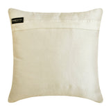 White Sparkle - White Art Silk Throw Pillow Cover