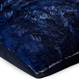 All Thats Navy - Navy Blue Art Silk Throw Pillow Cover