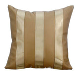 Alternating Red - Red Faux Leather Decorative Euro Sham