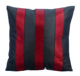 Alternating Bronzer - Copper Faux Leather Decorative Euro Sham