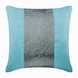 Aqua Center Pillow Cover