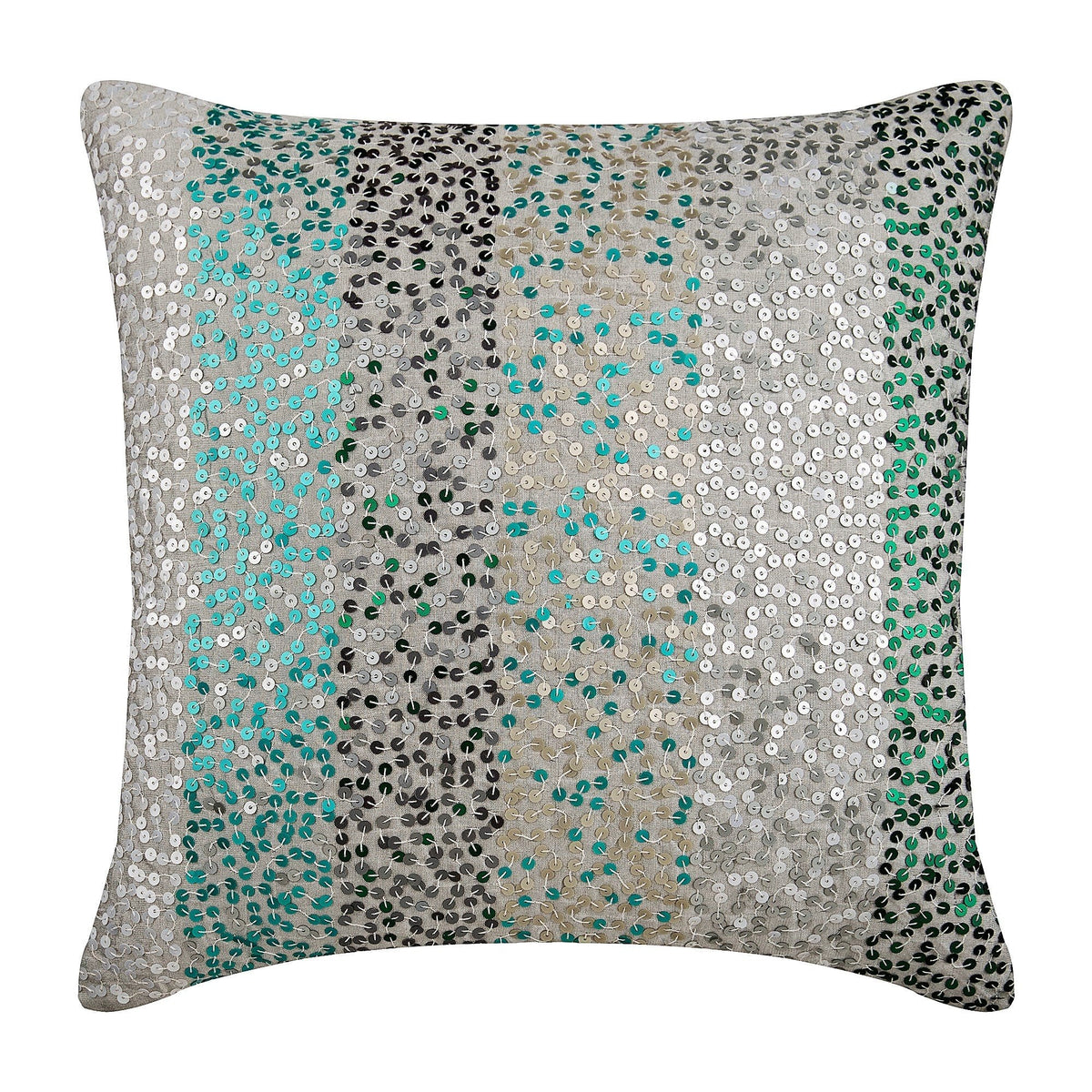 Aromatherapy - Gray Art Silk Decorative Euro Sham