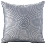 Dots Of Cheer - Deep Red Silk Throw Pillow Cover