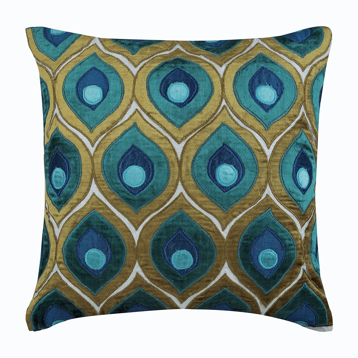 Peacock Feather Throw Pillow Covers
