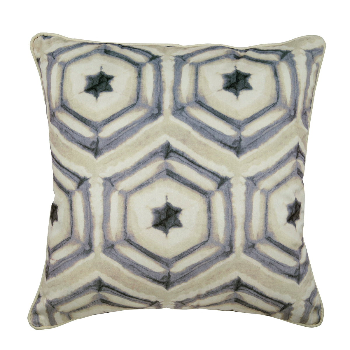 Batik Purple Pillow Cover