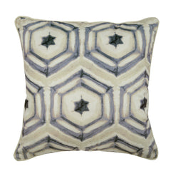 Batik Purple Pillow Cover