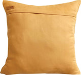 Beige Crystalline - Beige Faux Suede Throw Pillow Cover