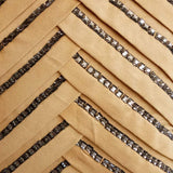 Beige Crystalline - Beige Faux Suede Decorative Euro Sham