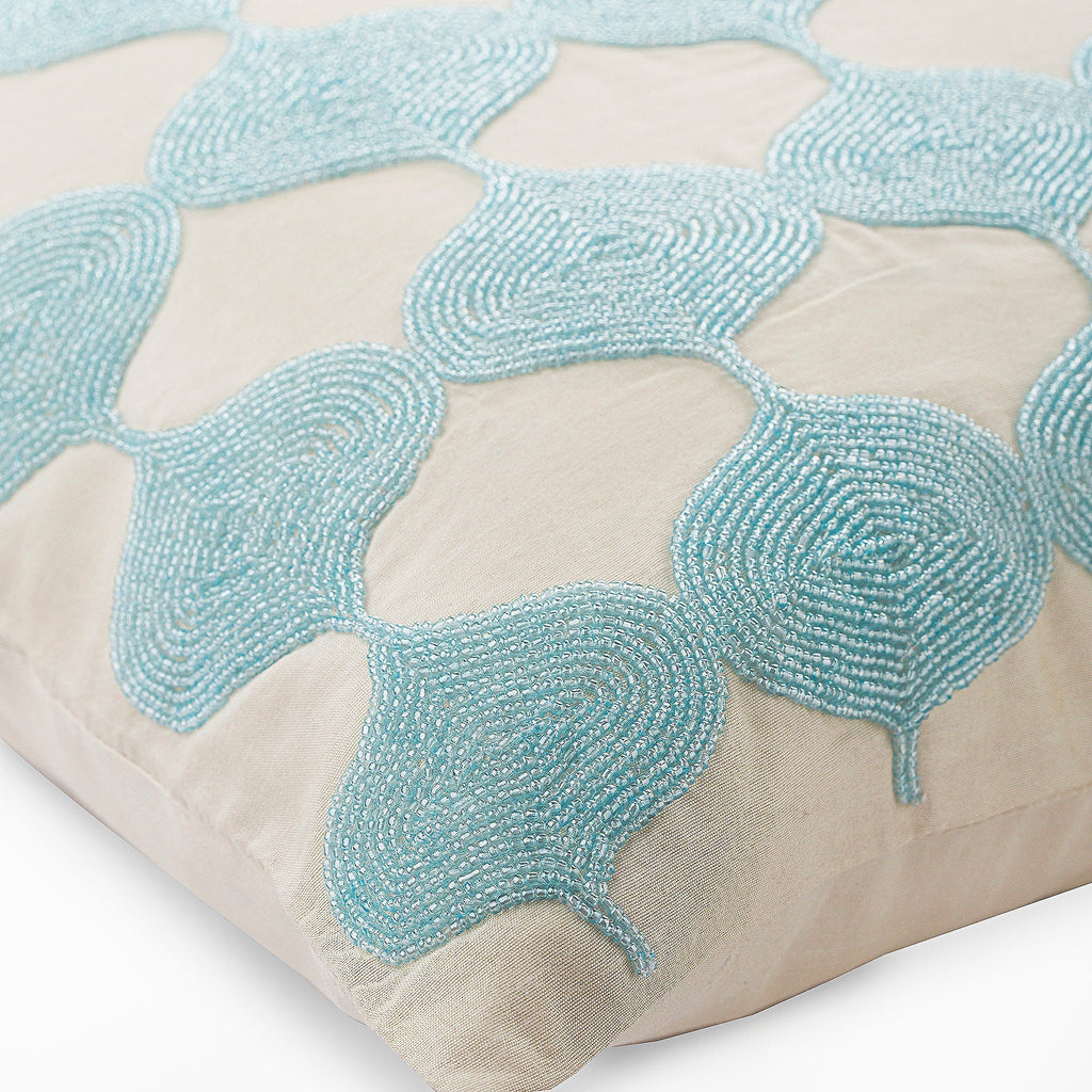 Royal Blue Tops - Blue Art Silk Throw Pillow Cover