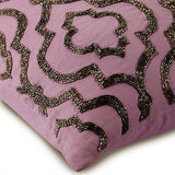 Bewitched - Lavender Cotton Linen Throw Pillow Cover