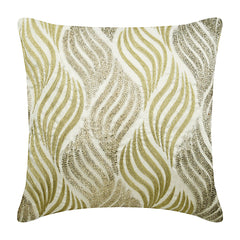 Bijoux - White Cotton Linen Decorative Euro Sham