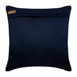 Birdy Flight - Navy Blue Art Silk Throw Pillow Cover
