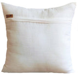 Blue Elephant - Blue Cotton Linen Throw Pillow Cover