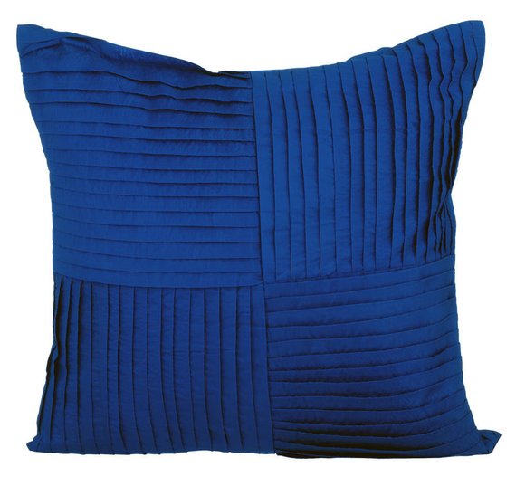Blue Ripples Pillow Cover