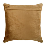 Bon Voyage - Pearl Beige Velvet Throw Pillow Cover