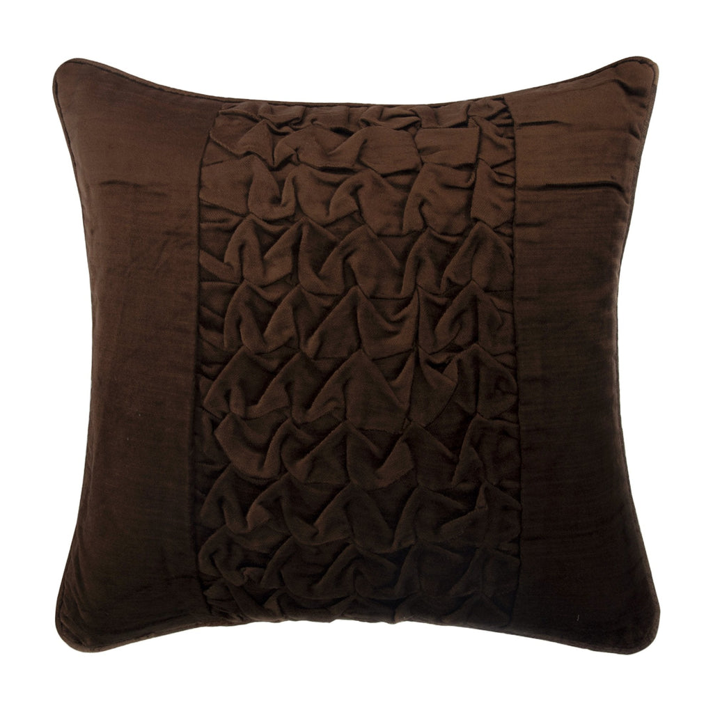 Knotty Black - Black Velvet Throw Pillow Cover