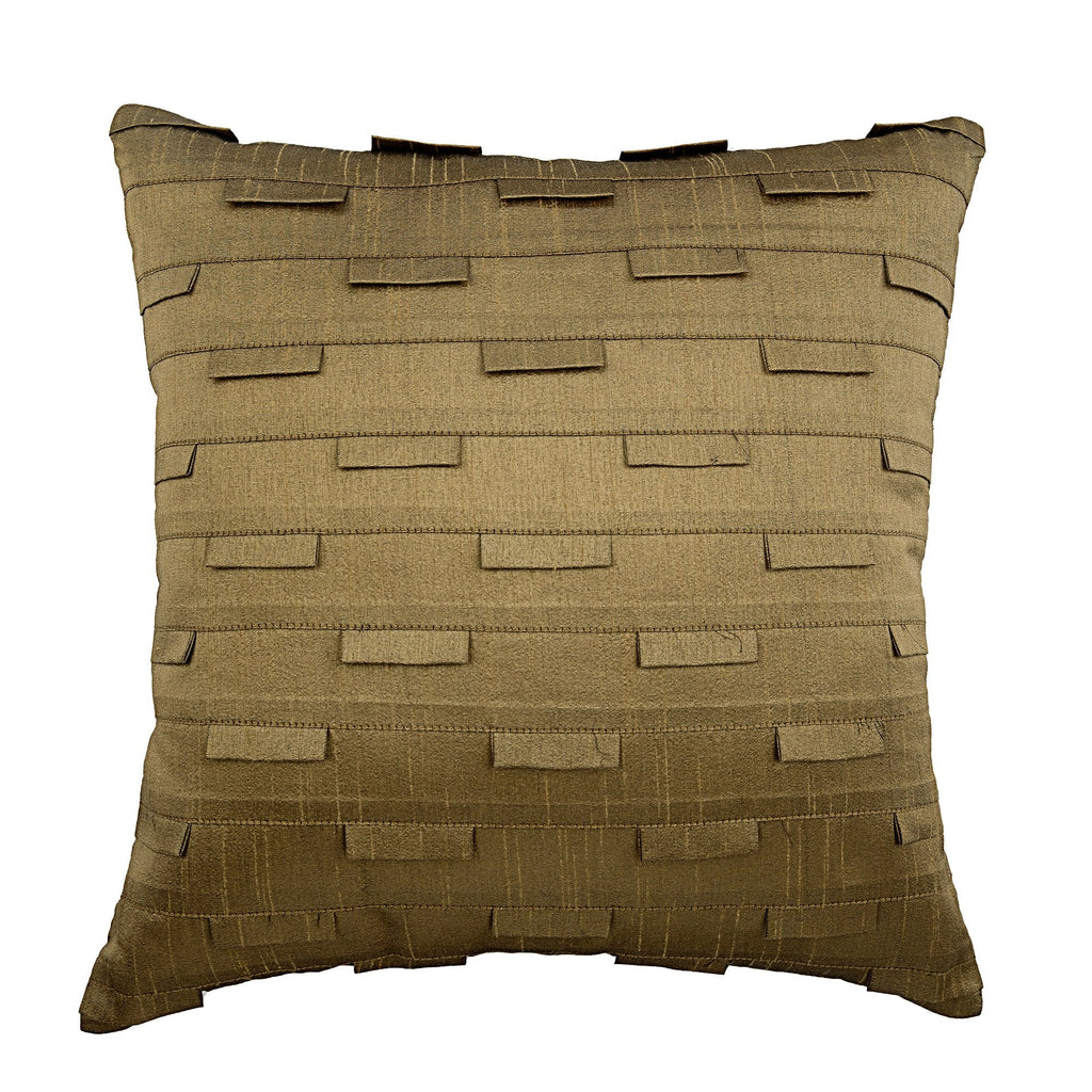 Yellow Ocean - Yellow Art Silk Throw Pillow Cover