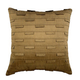 Yellow Ocean - Yellow Art Silk Throw Pillow Cover