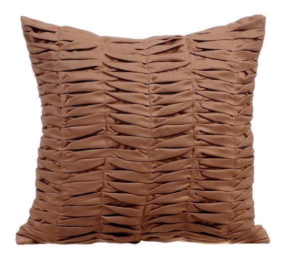 Sangria Wine Wind Folds - Vine Suede Throw Pillow Cover