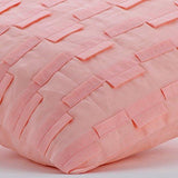 Candy Floss - Pink Cotton Linen Decorative Euro Sham