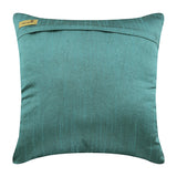 Centerpiece - Teal Blue Art Silk Decorative Euro Sham