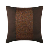 Silver Center - Silver Art Silk Decorative Euro Sham