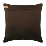 Center Stage - Brown Art Silk Decorative Euro Sham