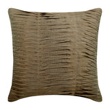 Champagne Brown Waves Pillow Cover
