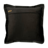 Charcoal Crystal Palace - Charcoal Gray Velvet Throw Pillow Cover