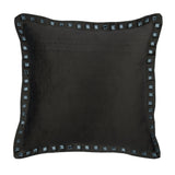 Blue Crystal Palace - Royal Blue Velvet Throw Pillow Cover