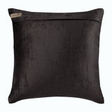 Charcoal Spill - Charcoal Gray Velvet Decorative Euro Sham