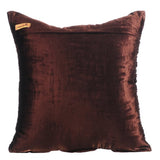 Chocolate Brown Beauty - Chocolate Brown Velvet Throw Pillow Cover