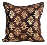Classic Gold Damask Pillow Cover