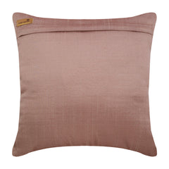 Colorful Birdy - Pink Art Silk Throw Pillow Cover