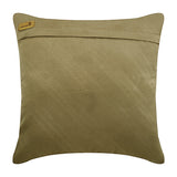 Contemporary Dark Beige - Beige Suede Decorative Euro Sham