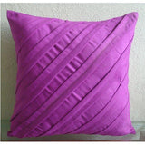 Contemporary Fandango - Fandango Pink Faux Suede Decorative Euro Sham